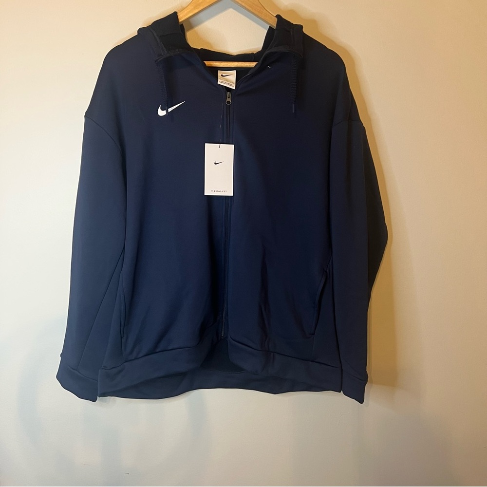 NWT Nike Women’s Training Full Zip Hoodie XL Navy